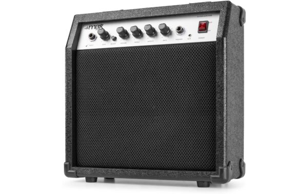 MAX GigKit Blk LftH E-Gitarrenset, Linkshänder, schwarz