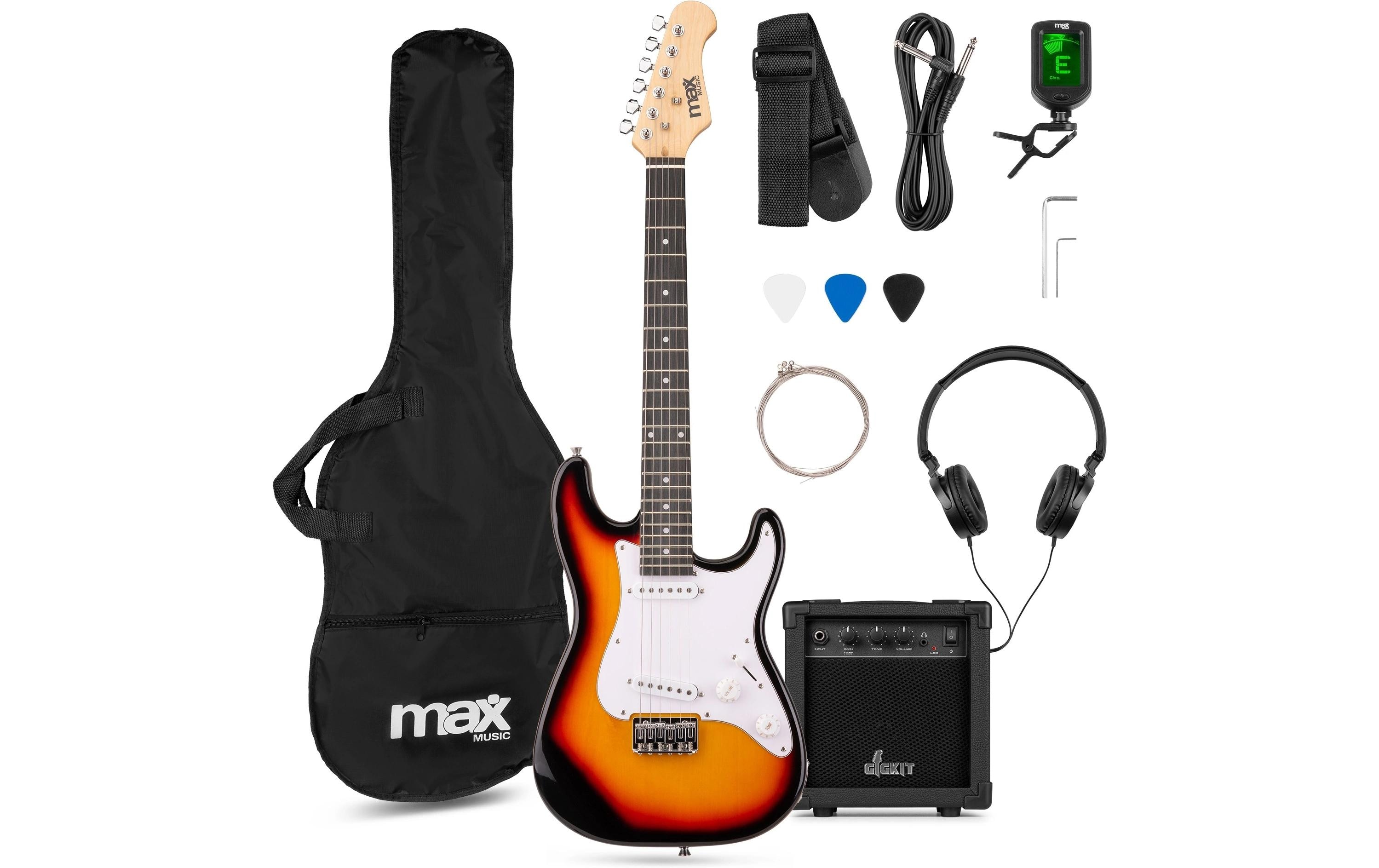 MAX GigKit Junior 3/4 SB E-Gitarrenset, Junior, 3/4, sunburst kaufen Schweiz | Mediatech.ch