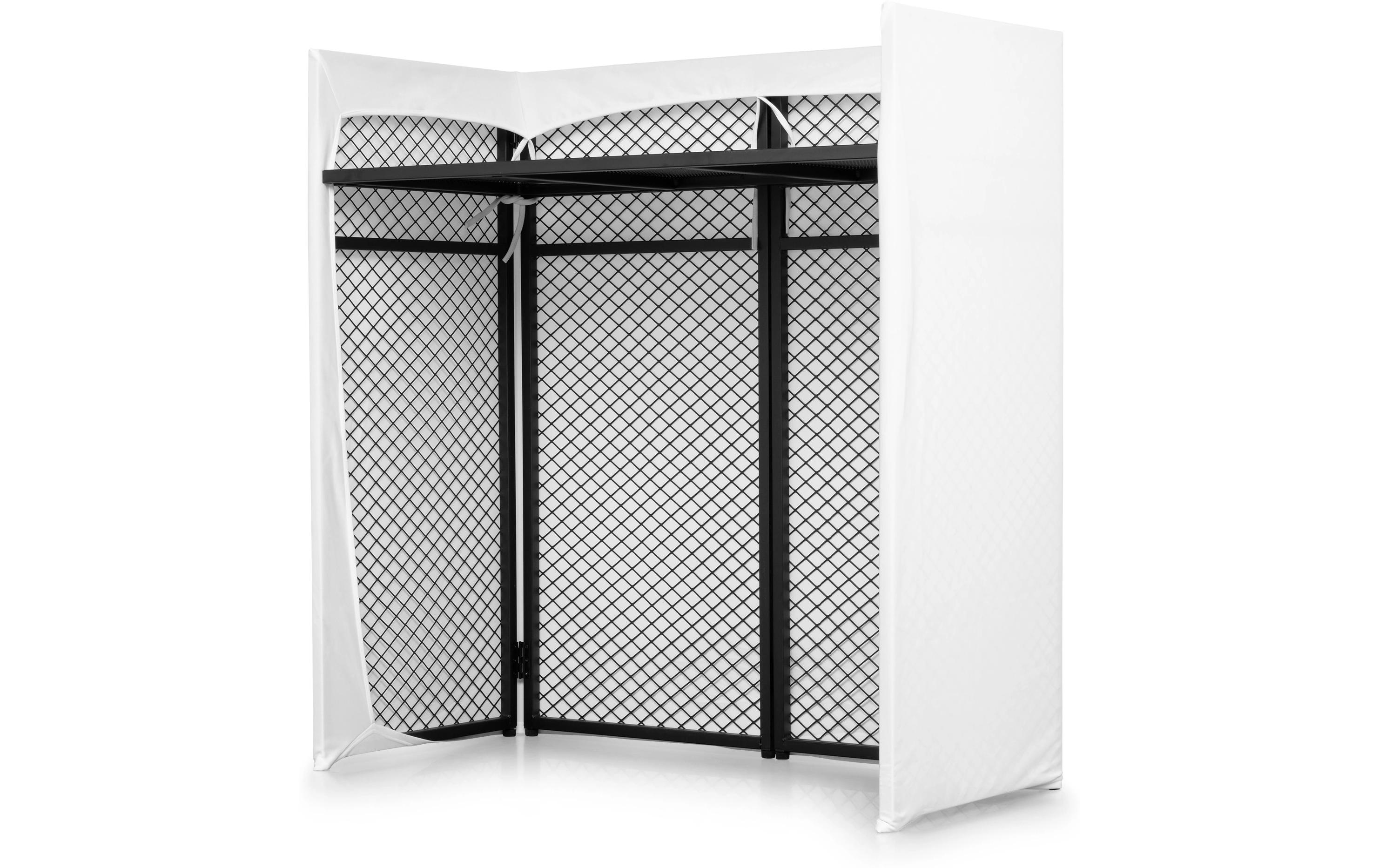 2132216_3 - Mediatech Vonyx DBC105 Faltbare DJ Kanzel, Aluminium, 1m, bk/wh