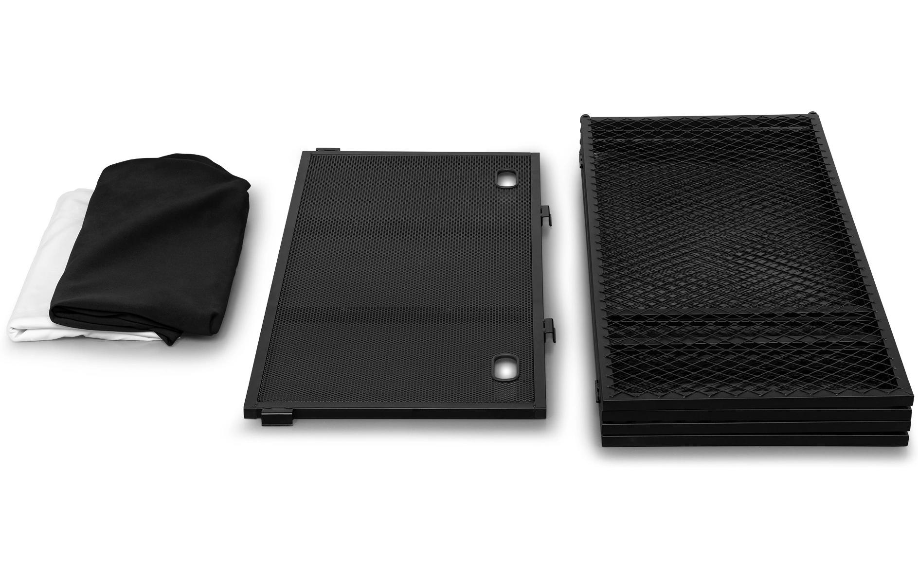 2132216_4 - Mediatech Vonyx DBC105 Faltbare DJ Kanzel, Aluminium, 1m, bk/wh