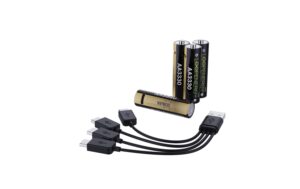 Verico LoopEnergy PRO AA, USB-C, 2220mAh 1.5V 3330mWh, 2220mAh, Akku Li-Ion, 4 Stk