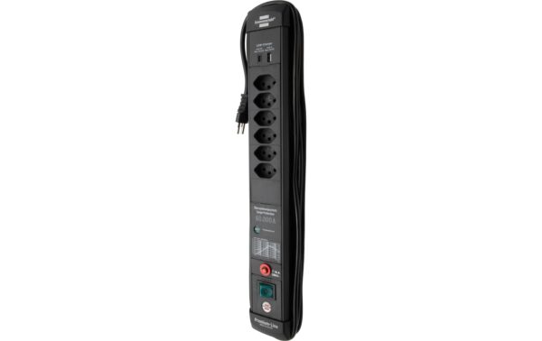 2135180 - Mediatech Brennenstuhl Premium-Line -6+2USB SP 60kA b PD30 3m H05VV-F3G1,5