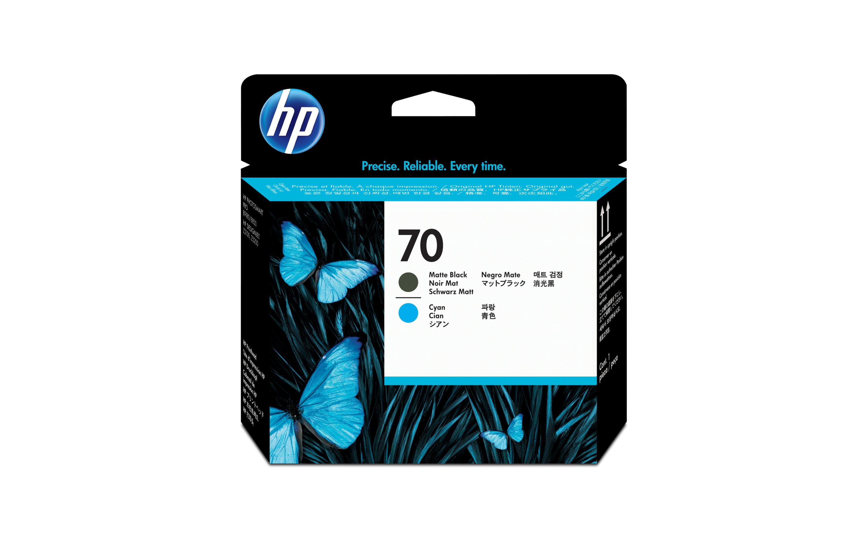 213555 - Mediatech HP Druckkopf Nr.70 - MBlack - Cyan (C9404A)