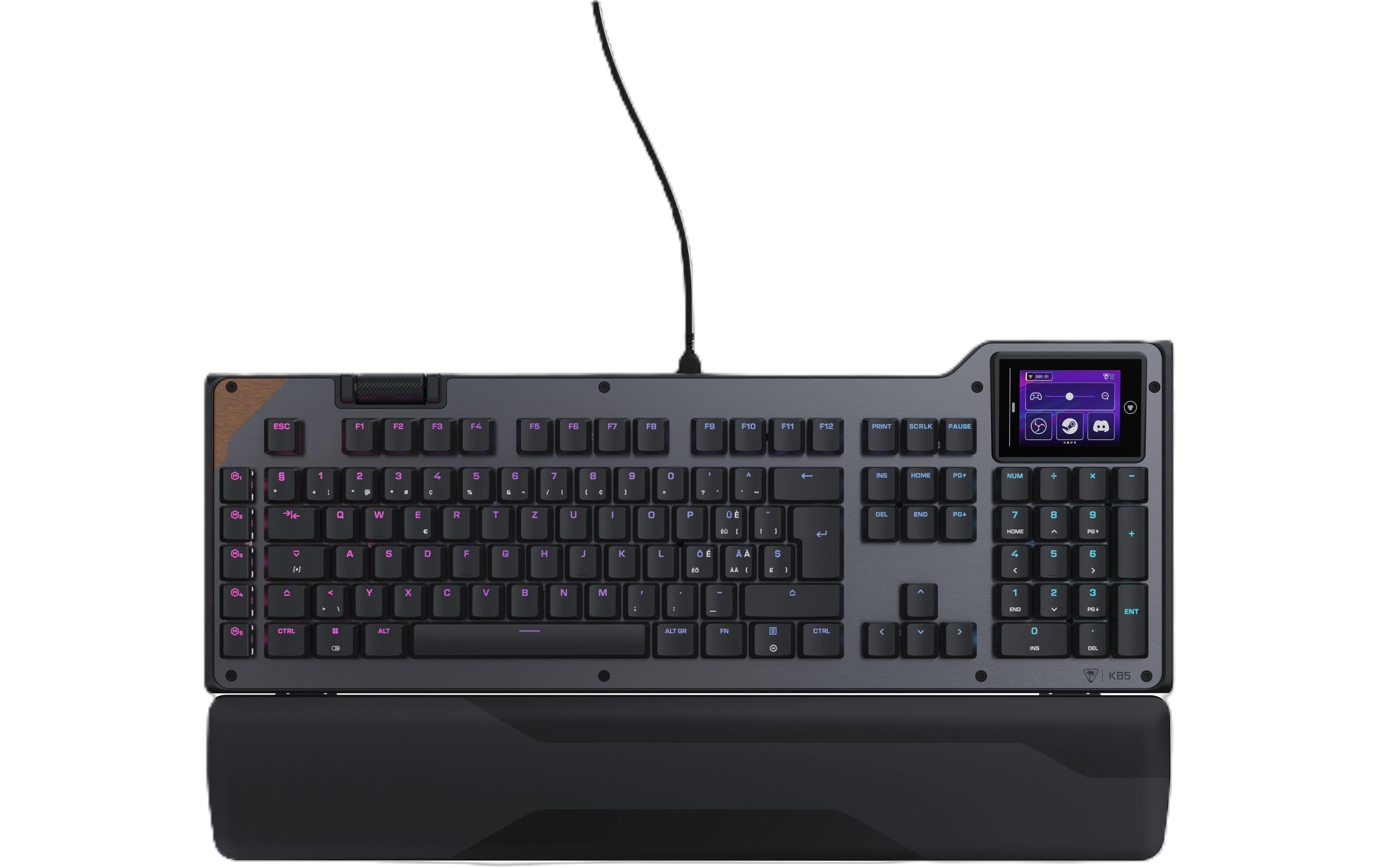 2136838 - Mediatech Turtle Beach Command Series KB5 PC, Black, CH Layout kaufen Schweiz | Mediatech.ch