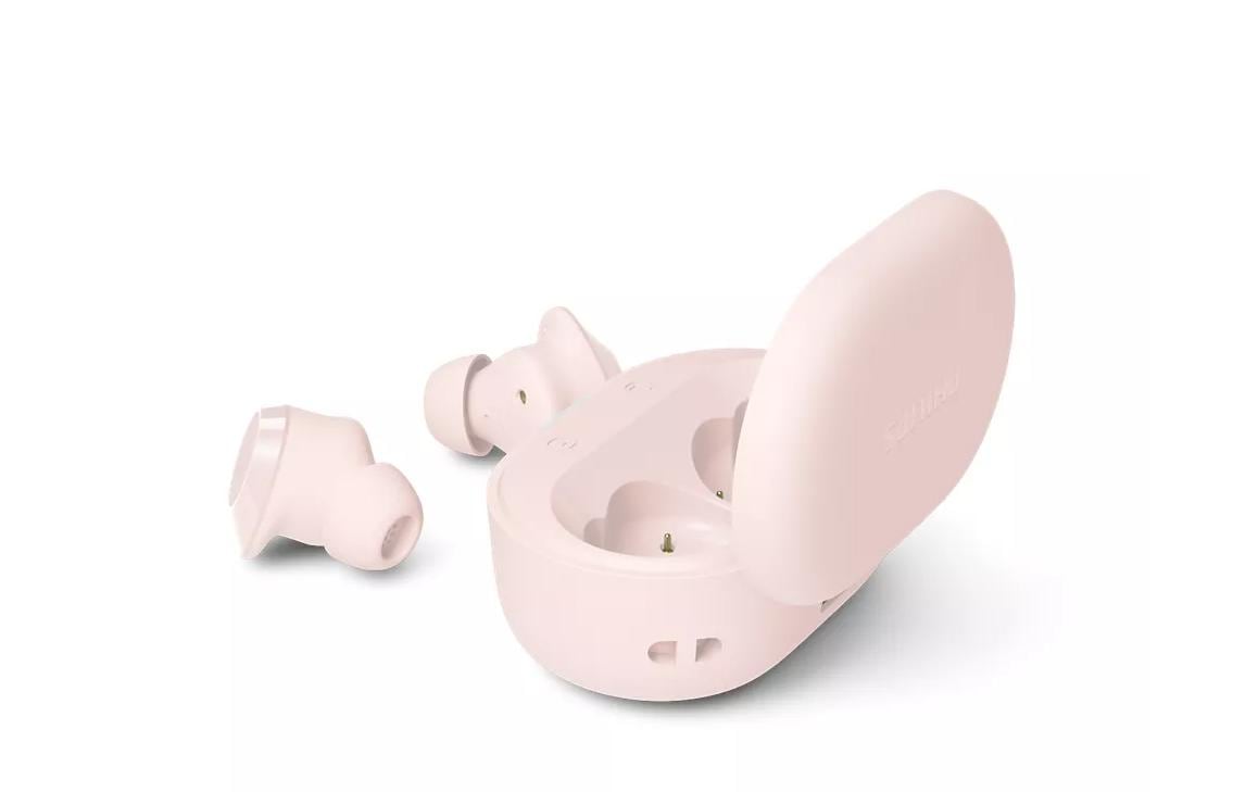 2137884_3 - Mediatech Philips TAT1300PK/00, TW Kopfhörer Pink, 24h, Schnellladen, BT MP
