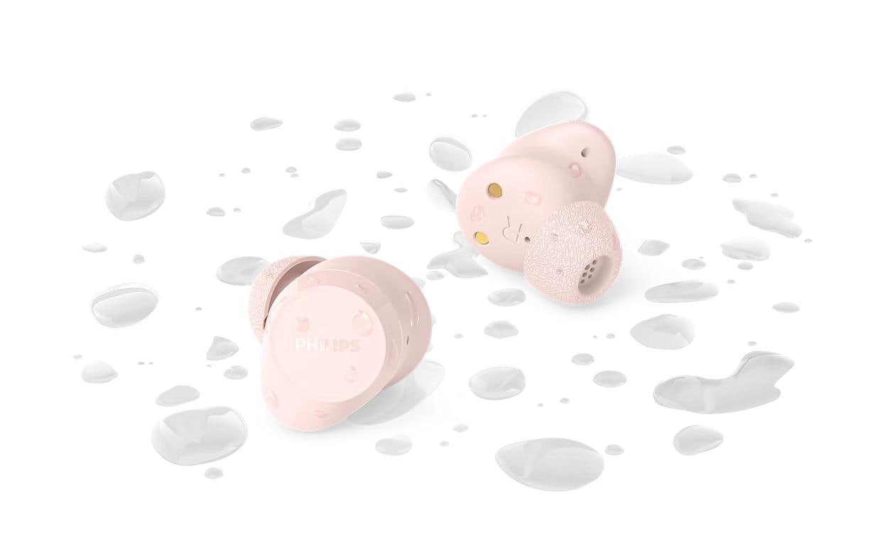 2137884_5 - Mediatech Philips TAT1300PK/00, TW Kopfhörer Pink, 24h, Schnellladen, BT MP