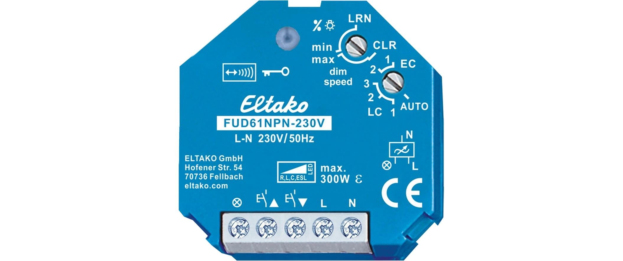 EB-RF-Dimmaktor Eltako 300W FUD61NPN-230V kaufen Schweiz | Mediatech.ch
