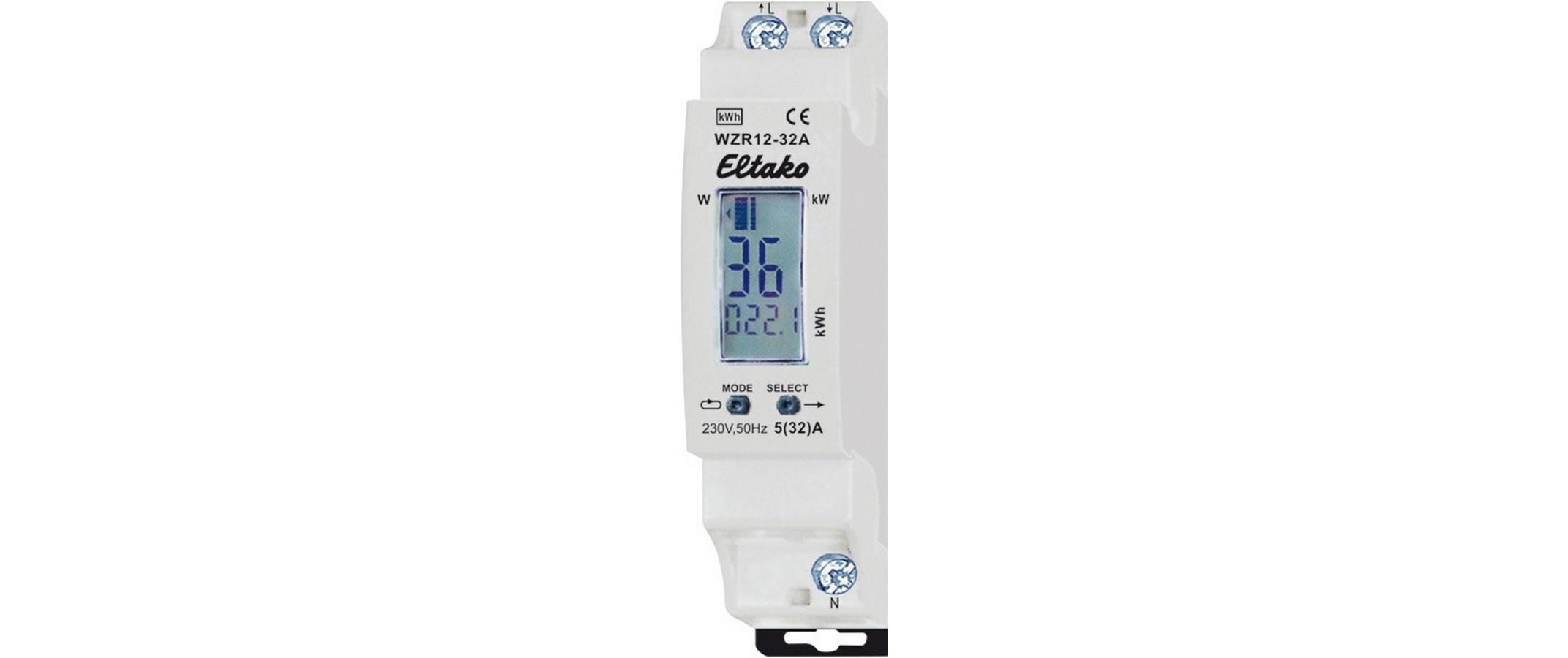 REG-Energiezähler Eltako, WZR12-32A LCD kaufen Schweiz | Mediatech.ch