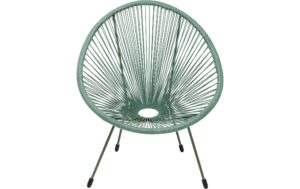 Kare Sessel Acapulco, Mono Grün 85x73x78 cm, Stahl, Polyethylen kaufen Schweiz | Mediatech.ch
