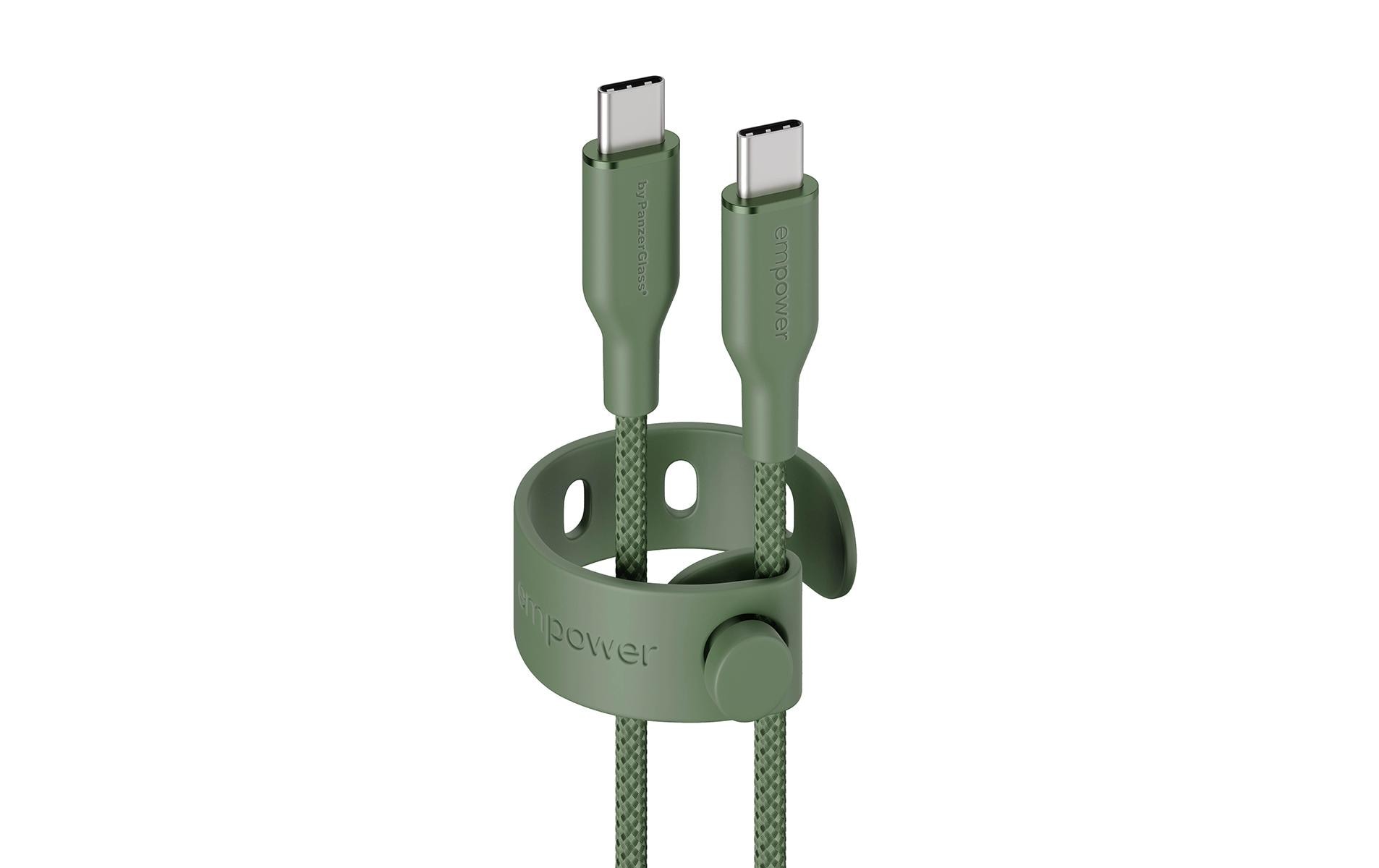 empower USB-Kabel C-C, 60W, 2.0m, sage USB 2.0, 240W, PD3.0