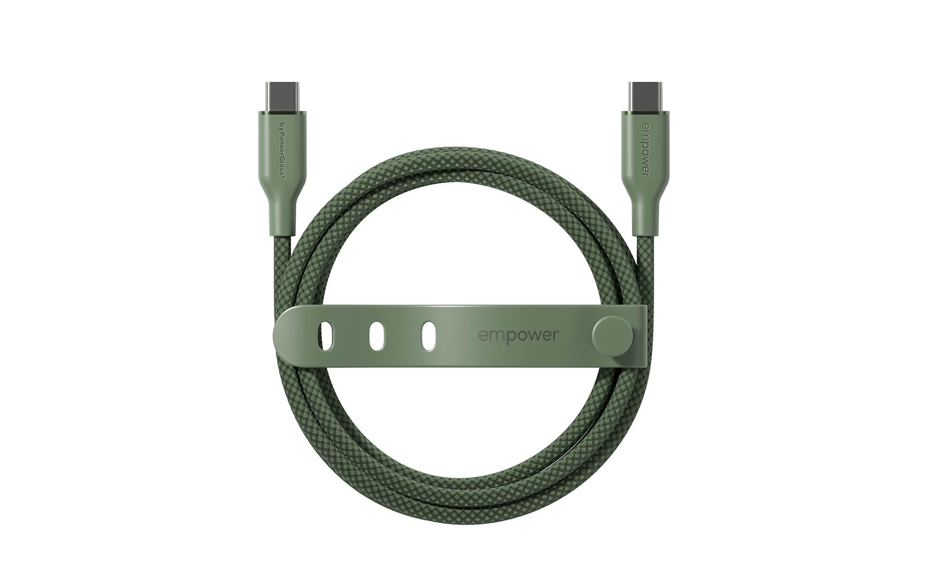 2142889_3 - Mediatech empower USB-Kabel C-C, 60W, 2.0m, sage USB 2.0, 240W, PD3.0