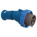 Steffen Palazzoli CEE Stecker 16/3 2LPE 230V, 6h, IP66/67/69 vernickelt