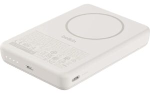 BELKIN BoostCharge Slim, 10K mAh Powerbank Magnetisch, Qi2, 7.5W, Sand