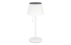 EGLO Solar-LED Tischleuchte Scordiano mit Zugschalter, weiss