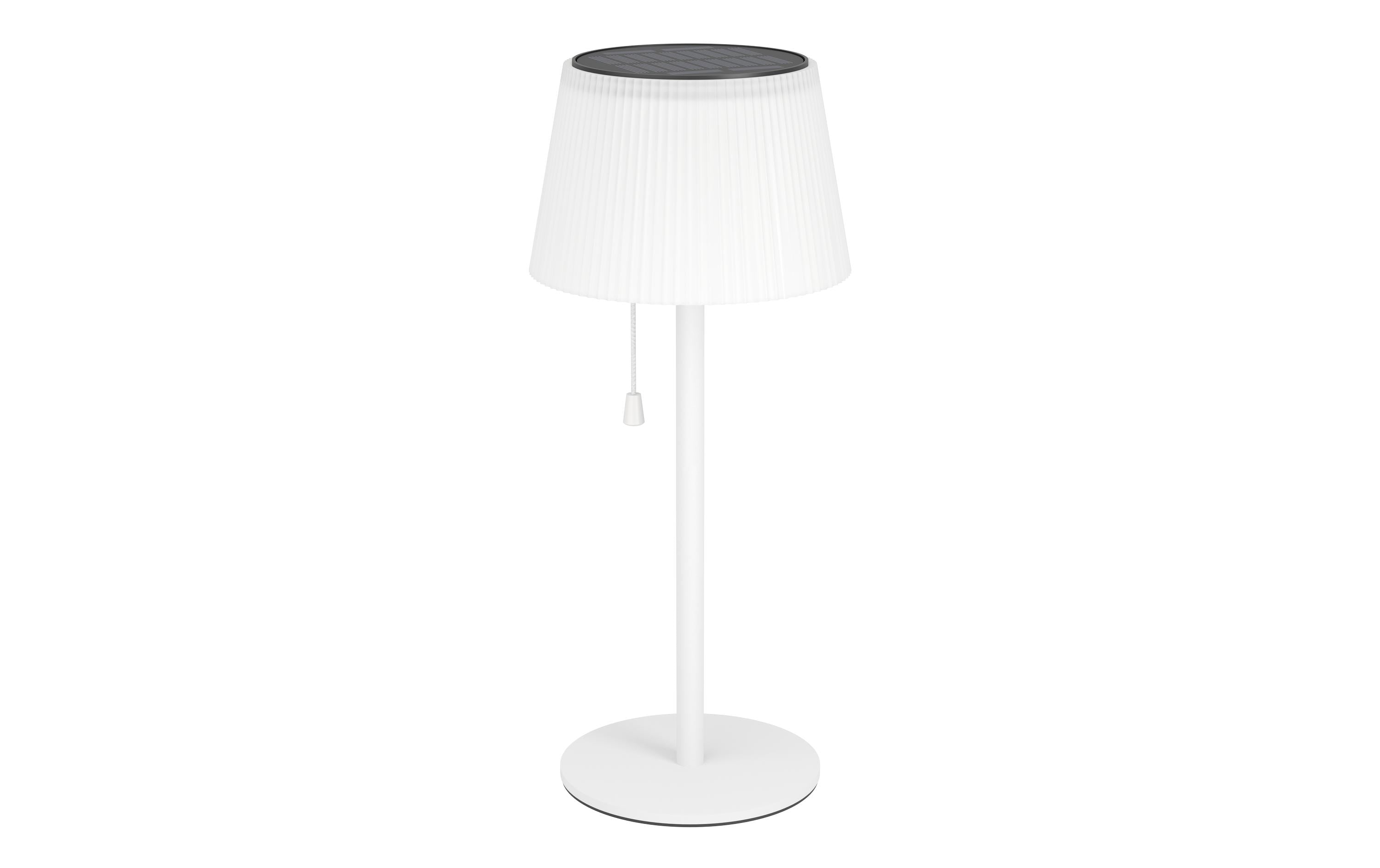 EGLO Solar-LED Tischleuchte Scordiano mit Zugschalter, weiss kaufen Schweiz | Mediatech.ch