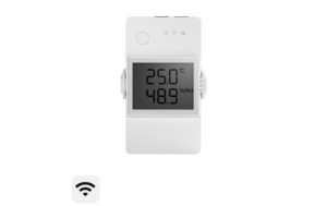 SONOFF Temp./Feuchtigkeits THR320D Nachrüstmodul, 20A mit Kontakt und Display