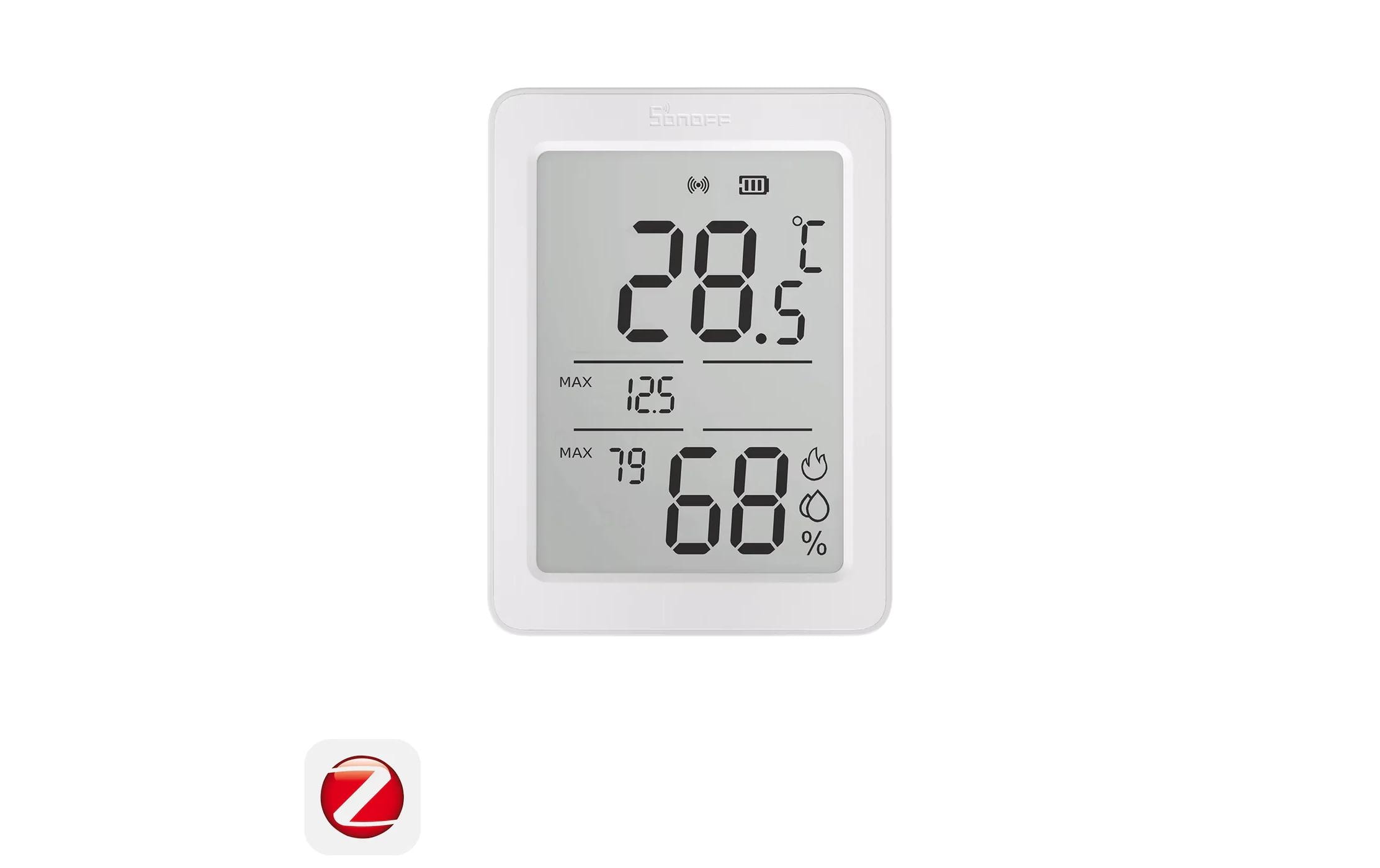 2145580 - Mediatech SONOFF SNZB-02DR2 Temperatur- und Feuchtigkeitssensor, Displ. kaufen Schweiz | Mediatech.ch