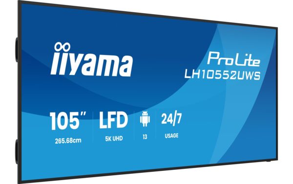 2147693_4 - Mediatech Iiyama LH10552UWS-B1AG 105, IPS, 5K, 500cd, OPS Slot, Android