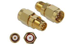 Delock Adapter SMA St zu RP-SMA Bu 10 GHz, 50 Ohm, Messing vergoldet kaufen Schweiz | Mediatech.ch