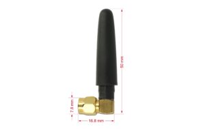 Delock LTE Antenne SMA Stecker 90°, 2 dBi, omnidirektional, starr, schwarz kaufen Schweiz | Mediatech.ch
