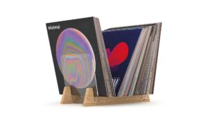 Glorious Record Stand 75 Holz Acrylglas Natur