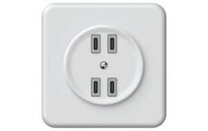Hager ORIGIN UP Ladesteckdose 4xUSB Typ C 20W PD, kurzschlfest und überlastisch, ws kaufen Schweiz | Mediatech.ch