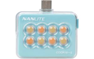 Nanlite Cookie-s LED Bicolor dimmbar Cyanblau kaufen Schweiz | Mediatech.ch
