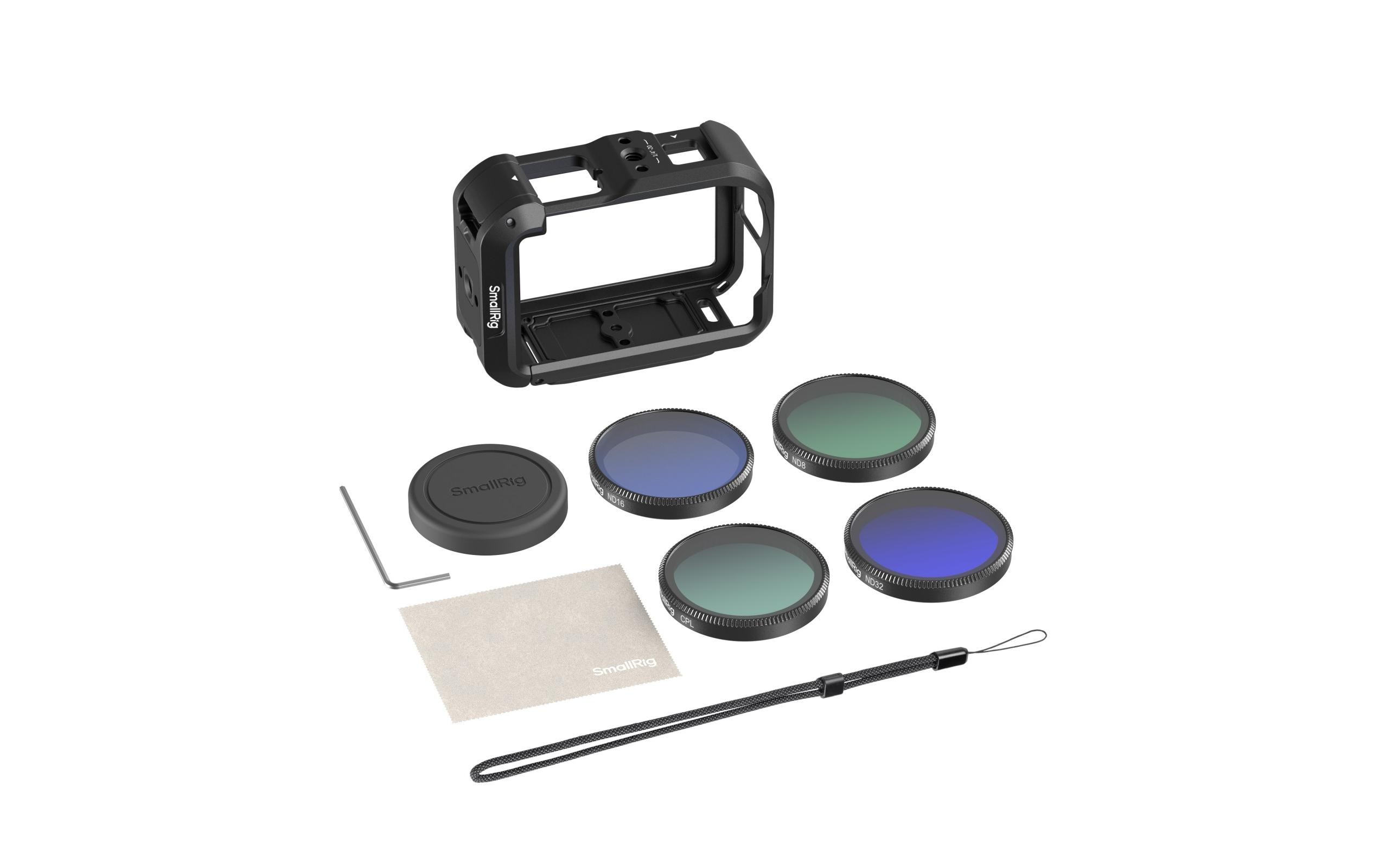SmallRig Advanced Camera Cage Kit with Filters for DJI Osmo Action 6 kaufen Schweiz | Mediatech.ch