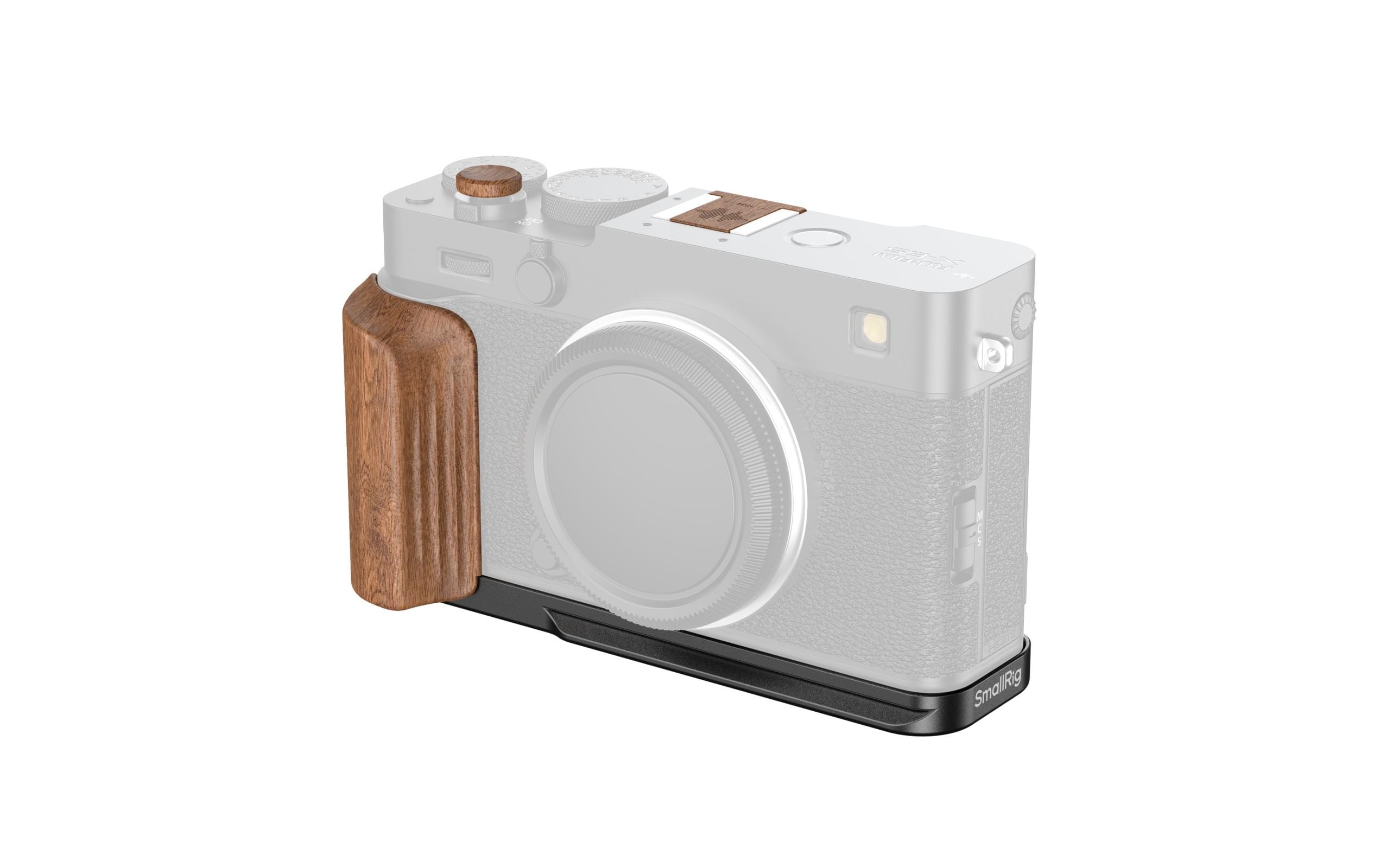 2154812 - Mediatech SmallRig L-Shaped Mount Plate with Wooden Handle for FUJIFILM X-E5 (Bl) kaufen Schweiz | Mediatech.ch
