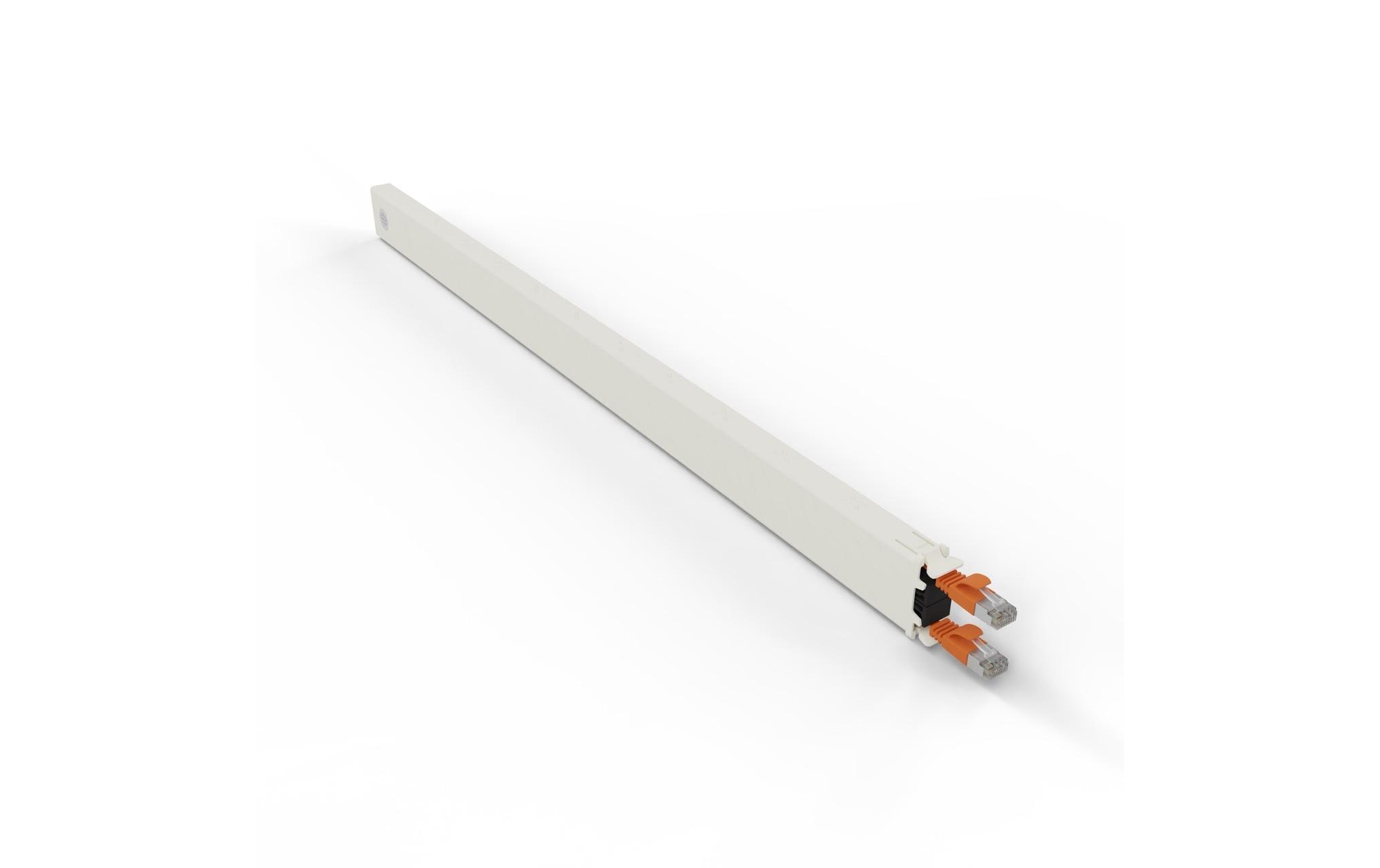 Patchbox One Cat.6A, Kassette STP Orange 1.8m Slimpatchkabel, für PONEFRAME kaufen Schweiz | Mediatech.ch