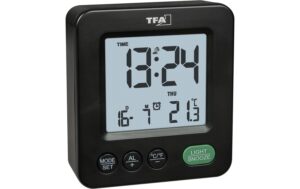 TFA Dostmann TFA Digitaler Funk-Wecker NOX Schwarz kaufen | Mediatech.ch