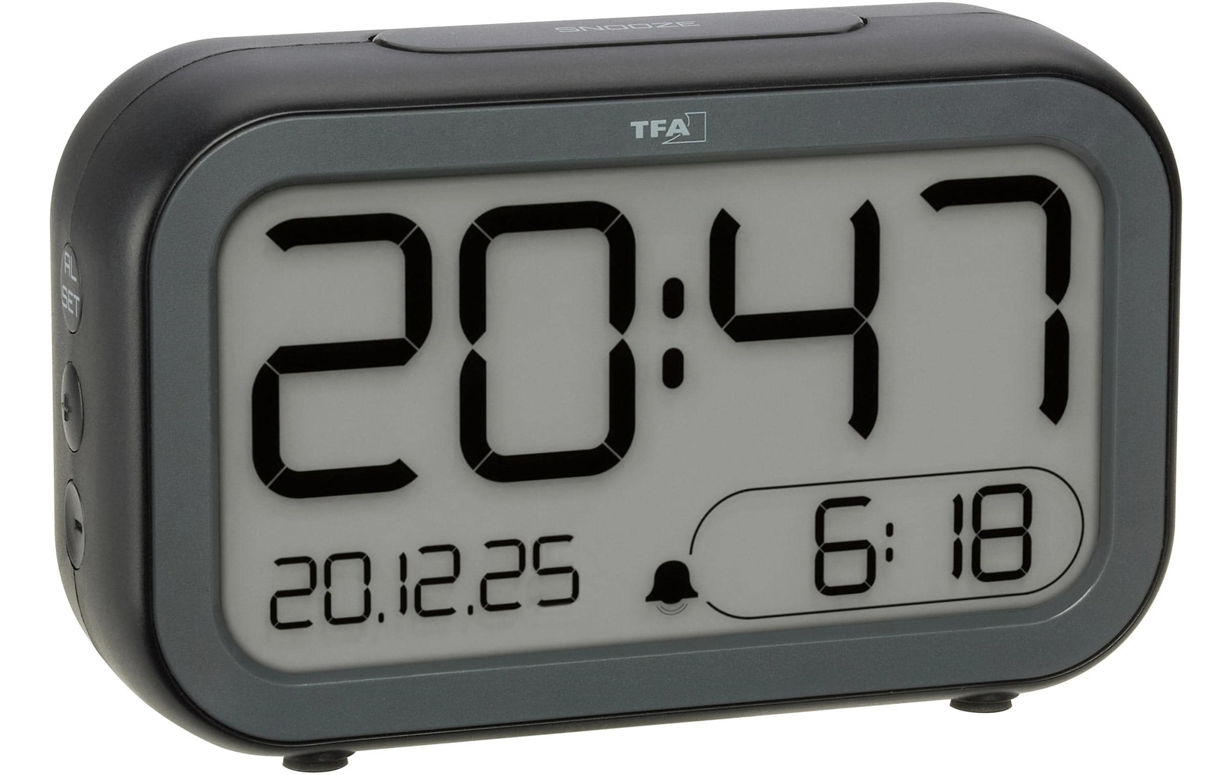 TFA Dostmann TFA Digitalwecker LCD-LED BINGO Anthrazit kaufen | Mediatech.ch