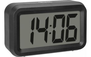 TFA Digitalwecker LCD-LED HYBRID Schwarz