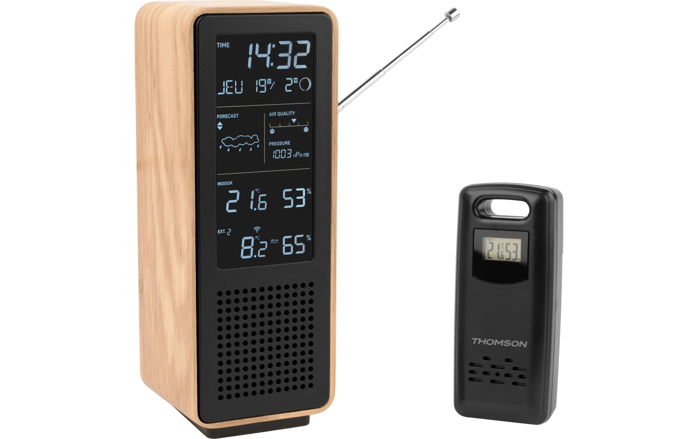 Thomson WS102 Schwarz/Holz, Speaker und Wetterstation kaufen Schweiz | Mediatech.ch