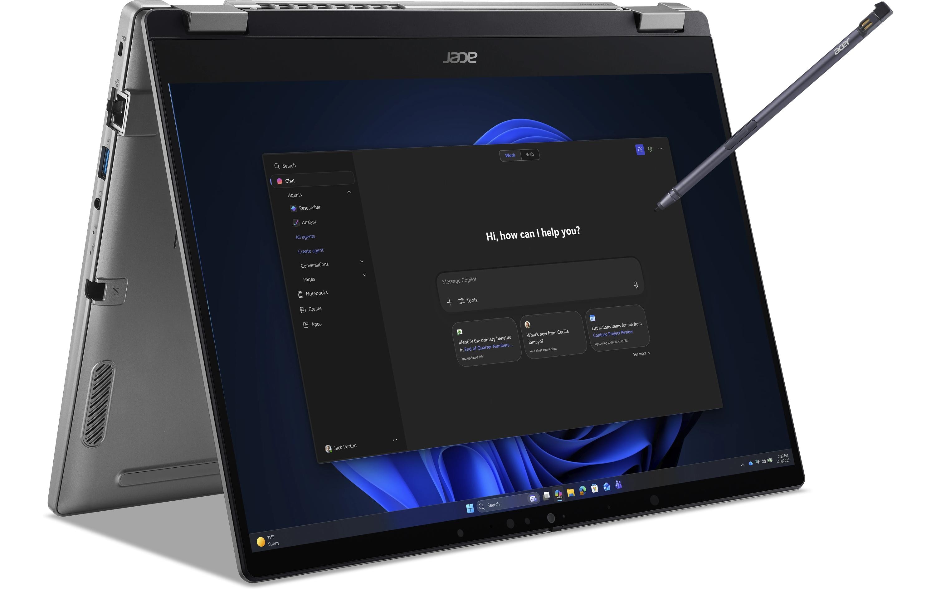 Acer TM P214RN-51, 5-320, W11P 14 WUXGA Touch, 16GB, 512GB SSD, 3yrs kaufen Schweiz | Mediatech.ch