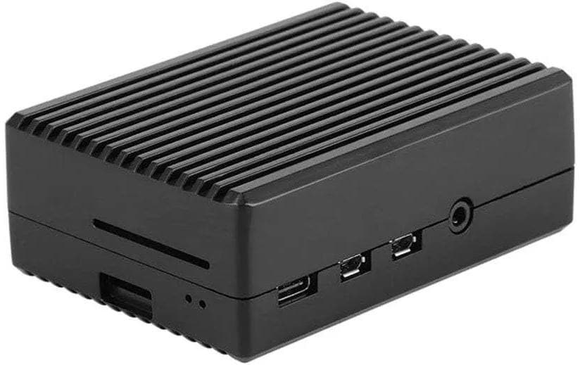 2158905 - Mediatech JOY-IT Armor Case RB-AlucaseP4-08 für Raspberry Pi 4B, Schwarz, Kühlkörper kaufen Schweiz | Mediatech.ch