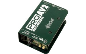 Radial ProAV2 Passive Stereo Multimedia Metall Grün