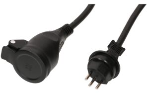 Max Hauri IP55-Verlängerung N07V3V3-F3G1.5 20m schwarz Typ 13 / Typ 13 kaufen | Mediatech.ch