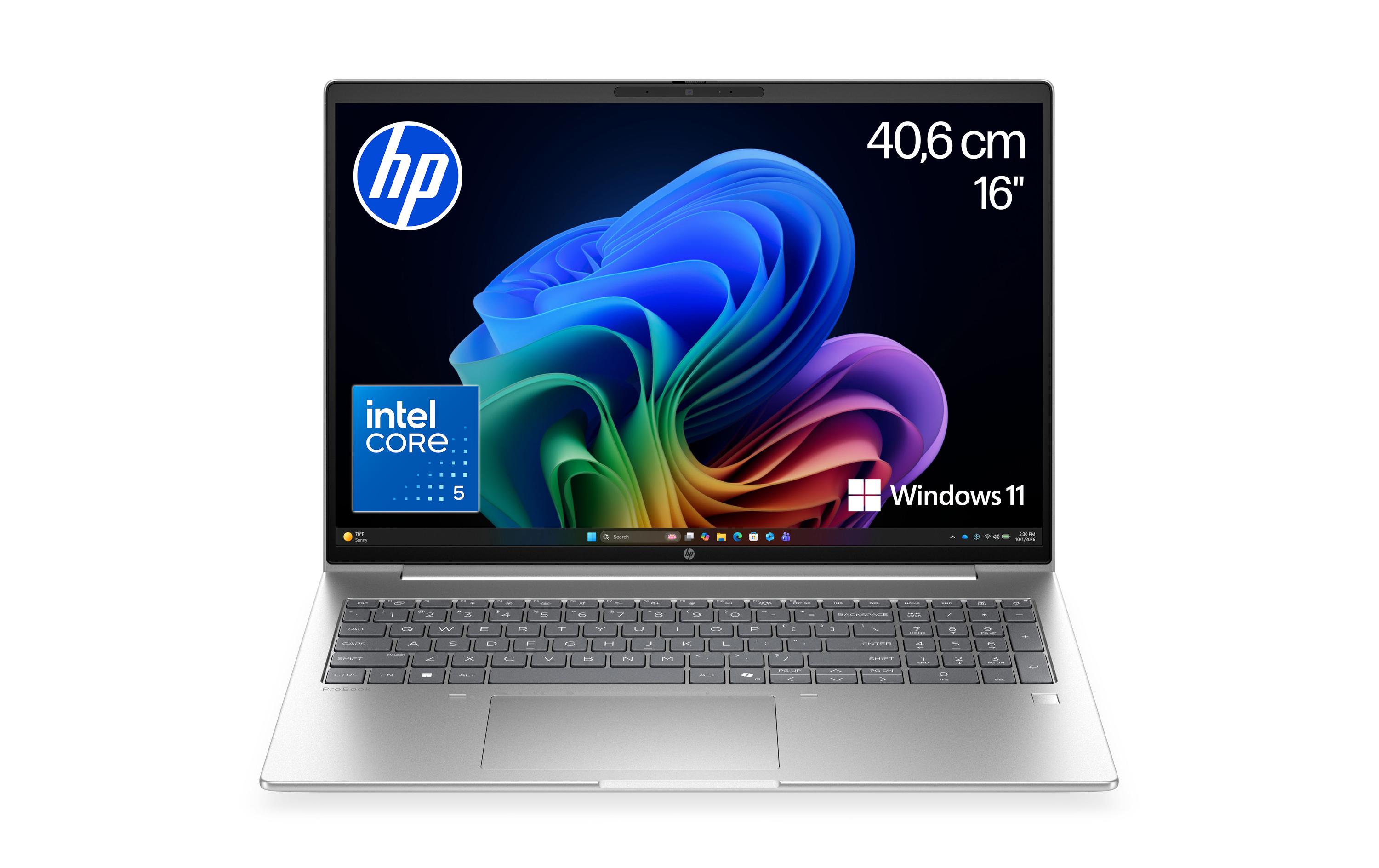 HP ProBook 4 G2i 16, U5 320, 16GB, 256GB 16 WUXGA 300 AG, 5MP IR Cam, BL, W11P, 2Y P&R