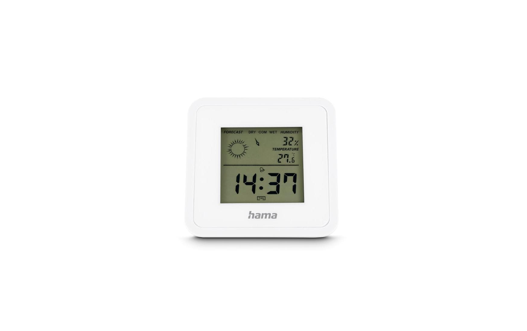 Hama Thermometer und Hygrometer Borneo digital, für innen, Weiss kaufen Schweiz | Mediatech.ch
