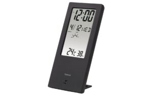 Hama Thermometer/Hygrometer TH-140, mit Wetterindikator, Schwarz