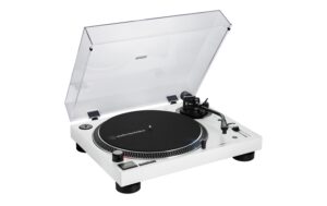 Audio-Technica AT-LP120XUSBWH DJ Turntable, Direktantrieb