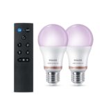 Philips PHI WFB 60W A60 E27 RGB 2PK + Remote