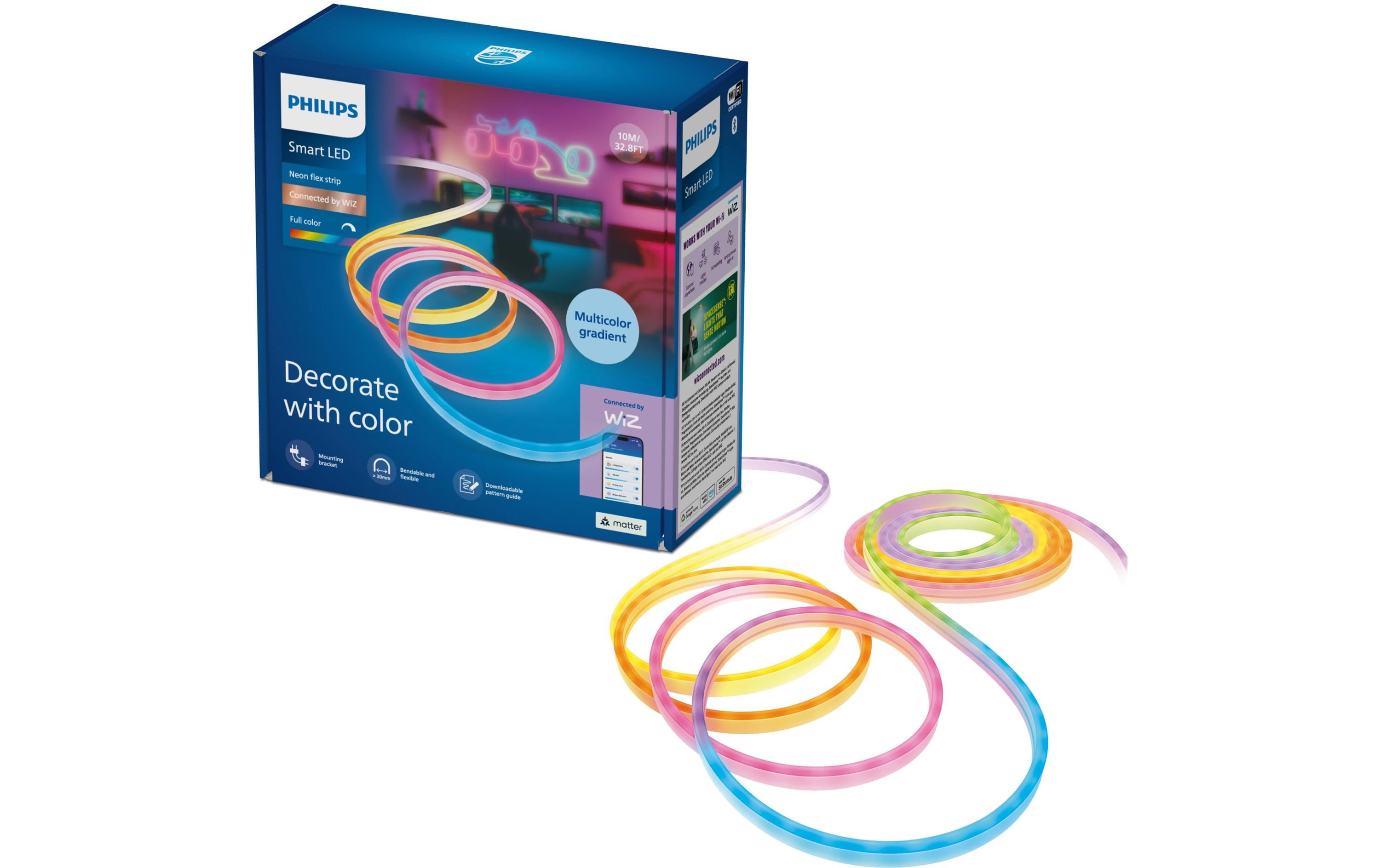 Philips PHI Neon RGBIC LED Strip 10m Type-C kaufen Schweiz | Mediatech.ch