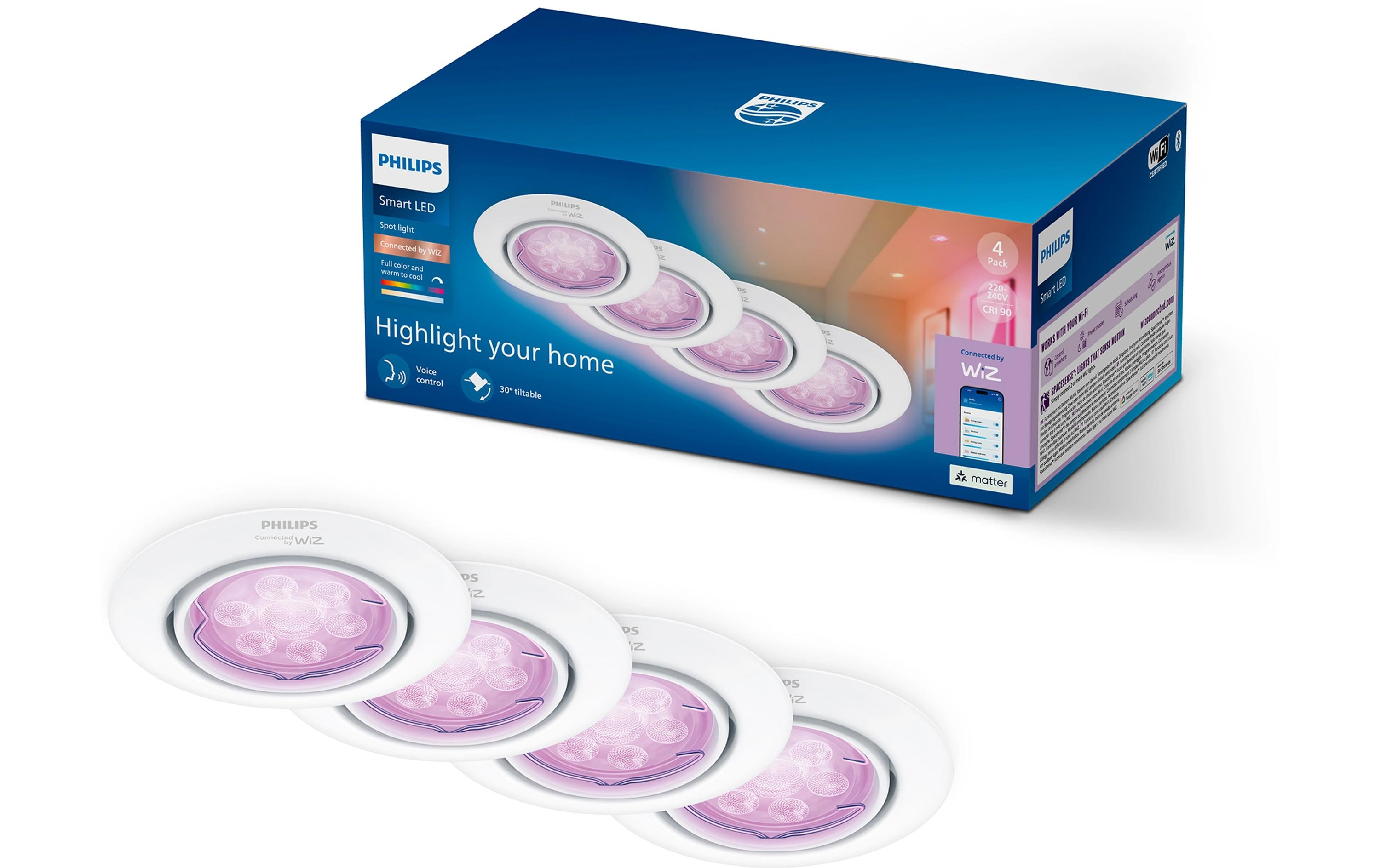 Philips PHI WFB GU10 Kits + GU10 RGB 4CT, weiss kaufen Schweiz | Mediatech.ch