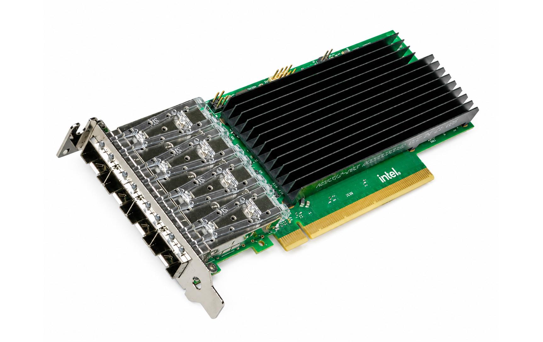 2162731 - Mediatech Intel E835XXVDA4 4Port SFP28 NIC 25/10/1GbE , PCIe 4.0 x8