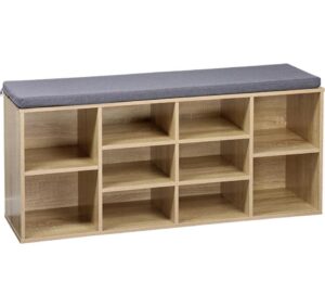 Kesper Schuhsitzbank B 103,5 x T 29,5 x H 48 cm, Braun