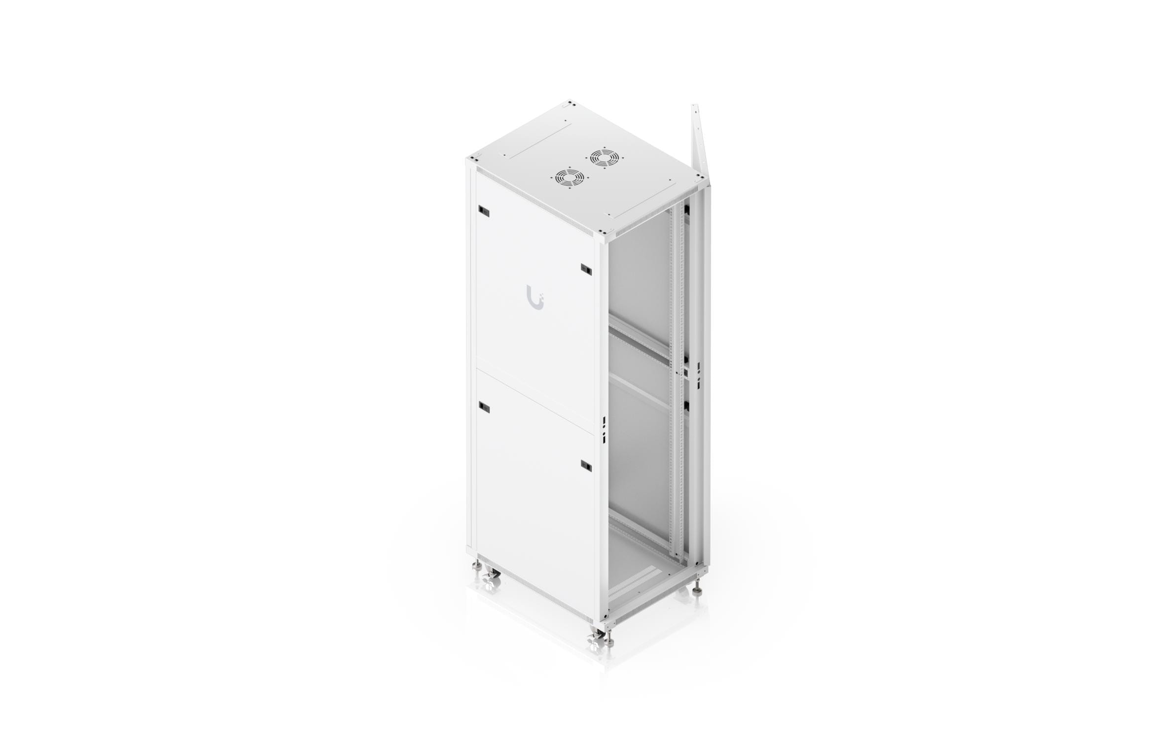 2163783_3 - Mediatech Ubiquiti Rack 42HE 600x800 perforiert mit Lüfter