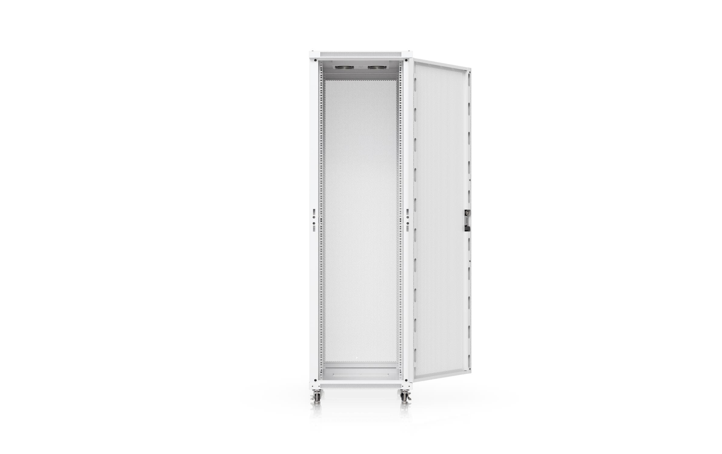 2163783_8 - Mediatech Ubiquiti Rack 42HE 600x800 perforiert mit Lüfter