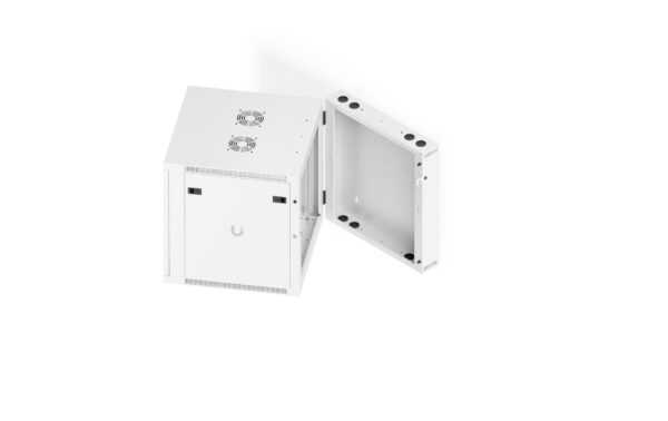 2163790_7 - Mediatech Ubiquiti Wandschrank 12HE 600mm swing Glas mit Lüfter
